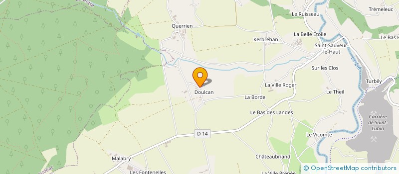 localisation de l'entreprise MADAME ISABELLE CRAPIS  LA PRENESSAYE