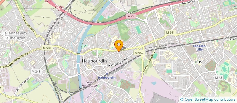 localisation de l'entreprise MADAME ISABELLE CRAVO  HAUBOURDIN