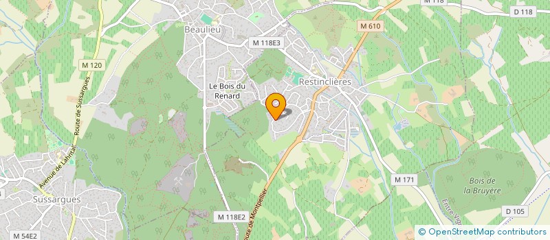 localisation de l'entreprise MADAME ISABELLE CREMA  RESTINCLIERES