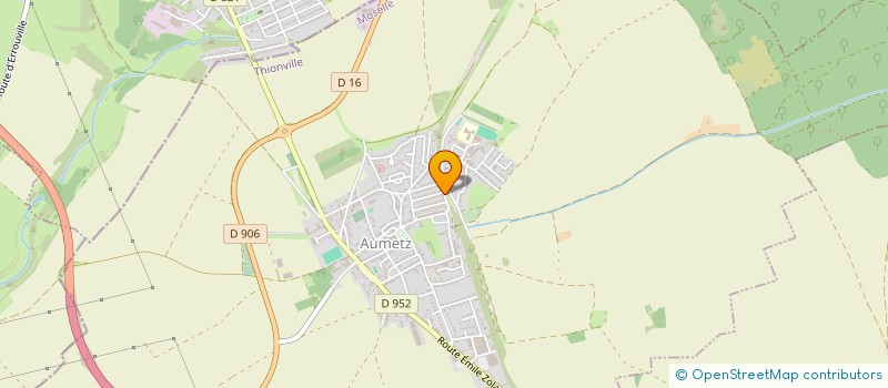 localisation de l'entreprise MADAME ISABELLE CREMONESI  AUMETZ