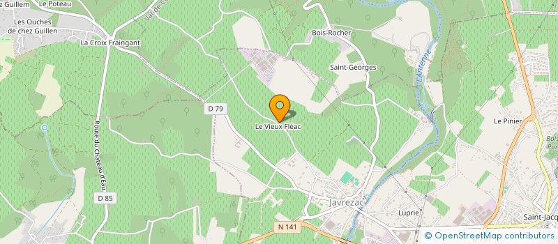 localisation de l'entreprise MADAME ISABELLE CREMOUX  JAVREZAC