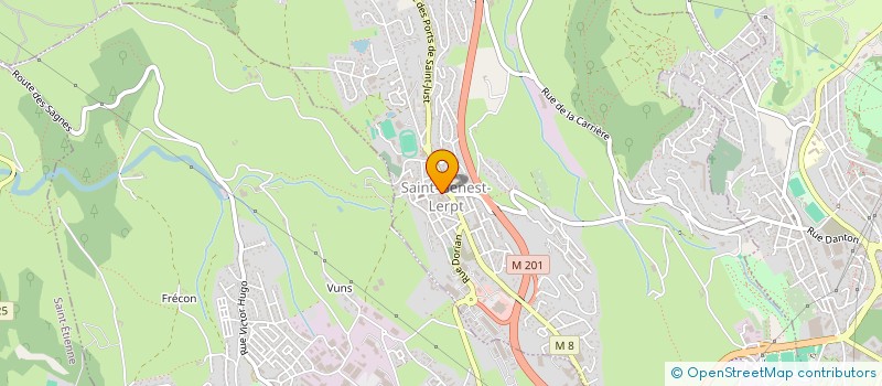 localisation de l'entreprise MADAME ISABELLE CREPINGE  MONISTROL-SUR-LOIRE