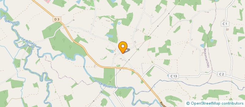 localisation de l'entreprise MADAME ISABELLE CRESUT  LASSERRADE