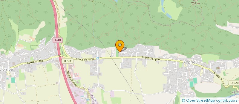 localisation de l'entreprise MADAME ISABELLE CRETIN  CREMIEU