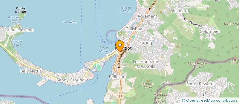 localisation de l'entreprise MADAME ISABELLE CREUZE  SAINT MARTIN