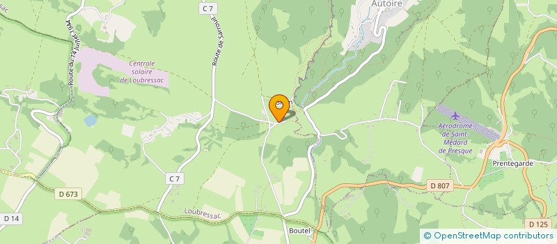 localisation de l'entreprise MADAME ISABELLE CRISTINI  GIRAC