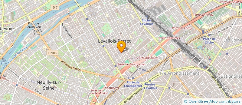 localisation de l'entreprise MADAME ISABELLE CROMBEZ à LEVALLOIS-PERRET