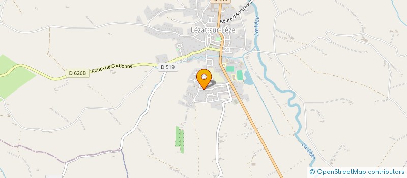 localisation de l'entreprise MADAME ISABELLE CROUZIL à LEZAT-SUR-LEZE