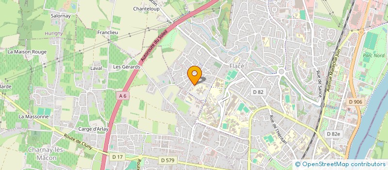 localisation de l'entreprise MADAME ISABELLE CUDRAZ à MACON