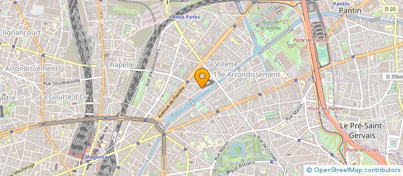 localisation de l'entreprise MADAME ISABELLE CUEILLE à PARIS