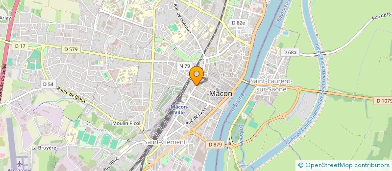 localisation de l'entreprise MADAME ISABELLE CUGNET à MACON