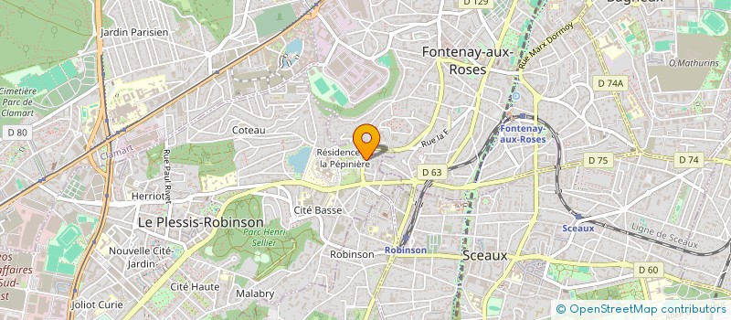 localisation de l'entreprise MADAME ISABELLE CURTET à LE PLESSIS-ROBINSON
