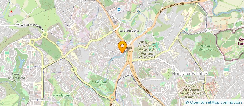 localisation de l'entreprise MADAME ISABELLE D'ARNAL  MONTPELLIER