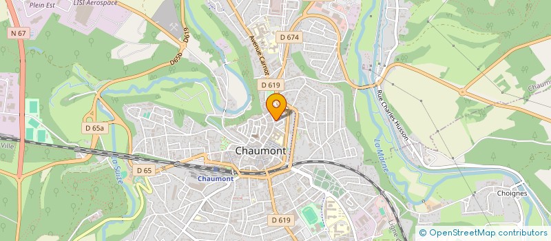 localisation de l'entreprise MADAME ISABELLE D'AUDIBERT DU BOURGUET à CHAUMONT