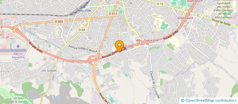 localisation de l'entreprise MADAME ISABELLE DA SILVA à ALBI