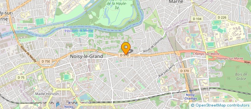 localisation de l'entreprise MADAME ISABELLE DA SILVA à NOISY-LE-GRAND