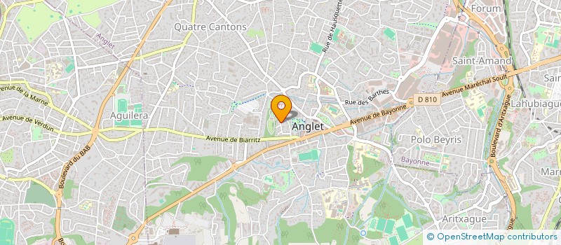 localisation de l'entreprise MADAME ISABELLE DA SILVA à ANGLET