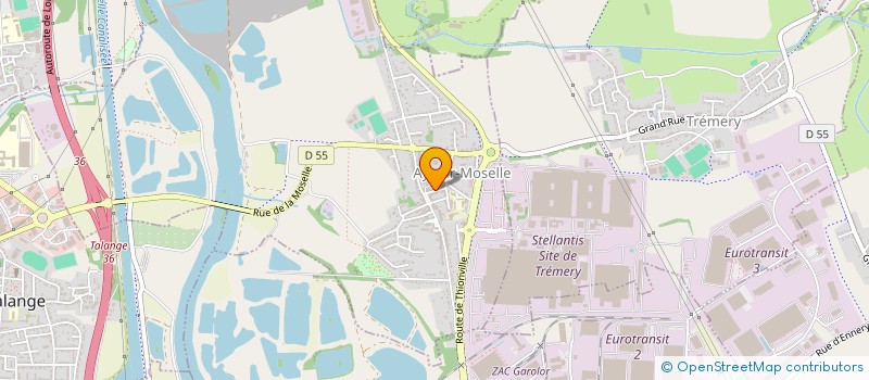 localisation de l'entreprise MADAME ISABELLE DAAB  AY-SUR-MOSELLE