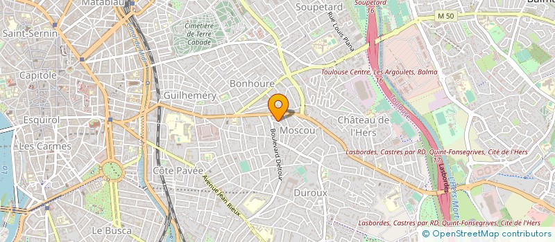 localisation de l'entreprise MADAME ISABELLE DABOS à TOULOUSE