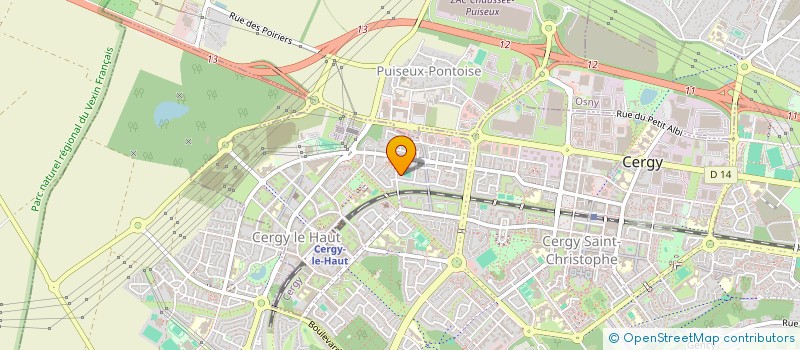 localisation de l'entreprise MADAME ISABELLE DACHER  CERGY