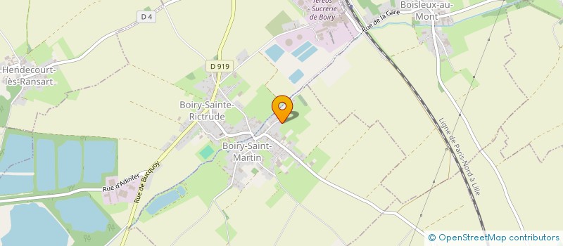 localisation de l'entreprise MADAME ISABELLE DALENNE  BOIRY-SAINT-MARTIN