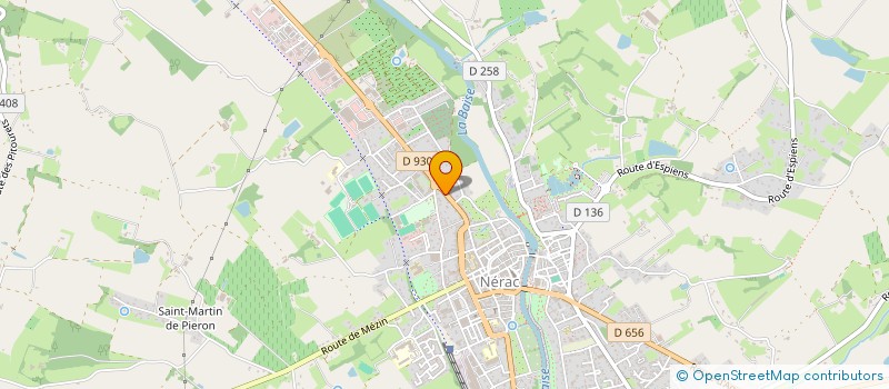 localisation de l'entreprise MADAME ISABELLE DALLA BARBA  NERAC