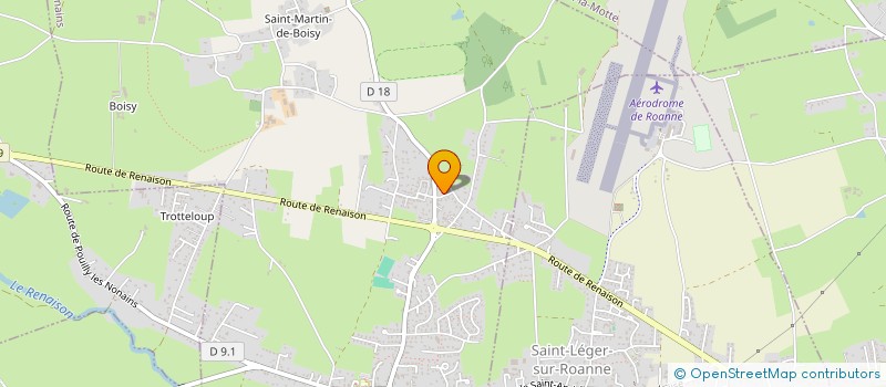 localisation de l'entreprise MADAME ISABELLE DALLIERE  POUILLY-LES-NONAINS