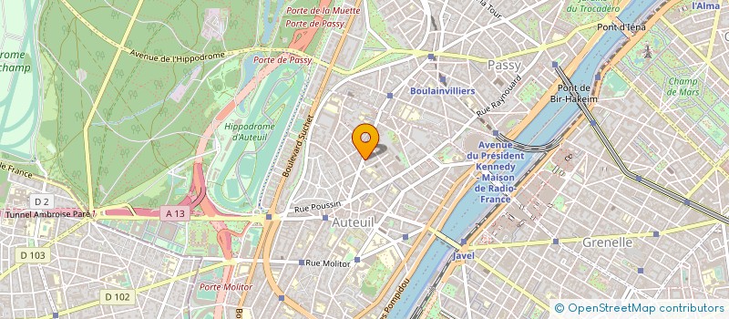 localisation de l'entreprise MADAME ISABELLE DAMBREVILLE  PARIS