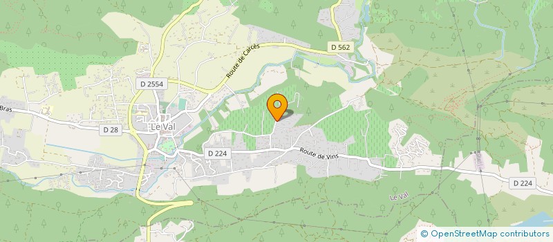 localisation de l'entreprise MADAME ISABELLE DAMBRINE  LE VAL