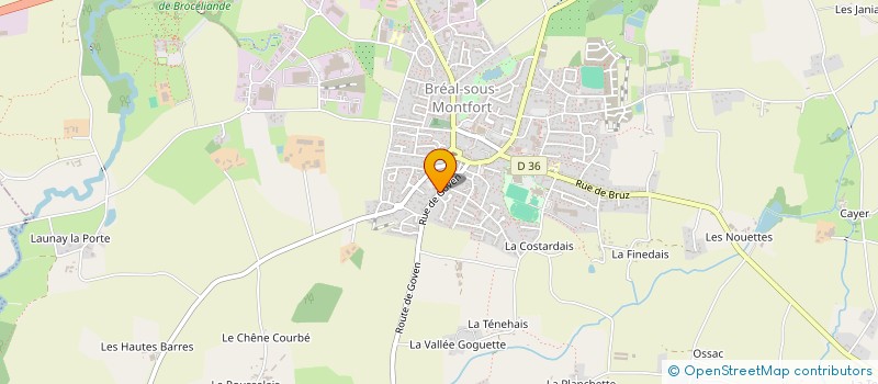 localisation de l'entreprise MADAME ISABELLE DANION  BREAL-SOUS-MONTFORT