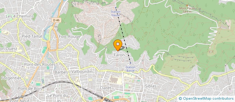 localisation de l'entreprise MADAME ISABELLE DANTON  TOULON