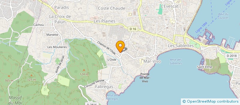localisation de l'entreprise MADAME ISABELLE DARCHIS à LA SEYNE-SUR-MER