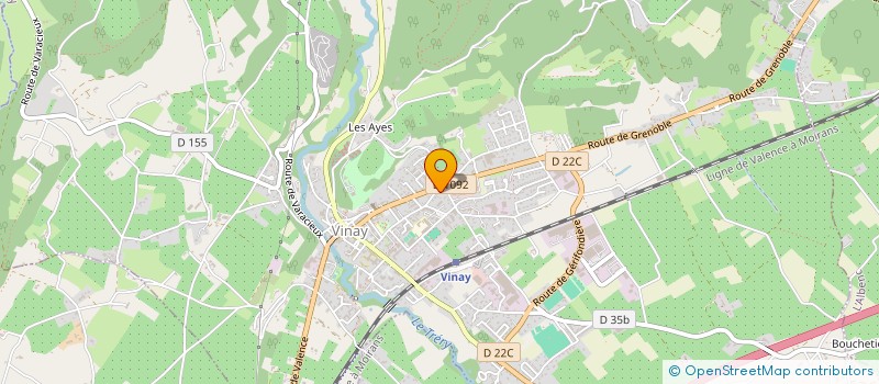 localisation de l'entreprise MADAME ISABELLE DARGAISSE à VINAY