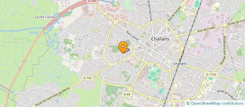 localisation de l'entreprise MADAME ISABELLE DARRABA à CHALLANS