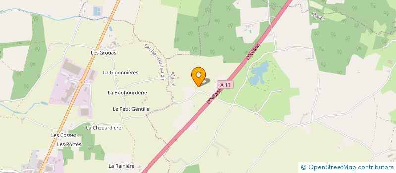 localisation de l'entreprise MADAME ISABELLE DAUBIT  MARCE