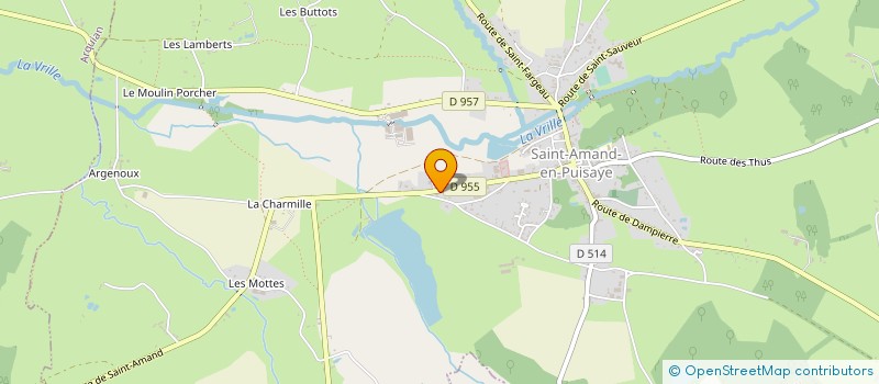 localisation de l'entreprise MADAME ISABELLE DAUCOURT à SAINT-AMAND-EN-PUISAYE