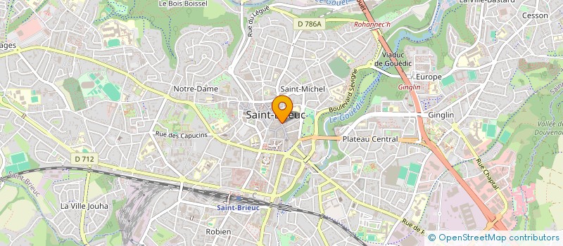 localisation de l'entreprise MADAME ISABELLE DAUTIGNY  SAINT-BRIEUC