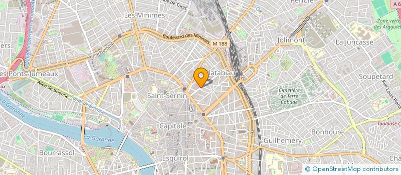 localisation de l'entreprise MADAME ISABELLE DAVID à TOULOUSE