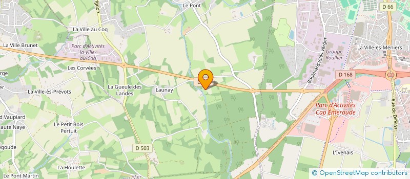 localisation de l'entreprise MADAME ISABELLE DAVID  SAINT-LUNAIRE