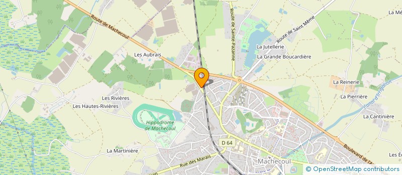 localisation de l'entreprise MADAME ISABELLE DAVID  MACHECOUL-SAINT-MEME