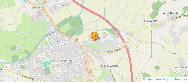 localisation de l'entreprise MADAME ISABELLE DAVY  LONGUE-JUMELLES