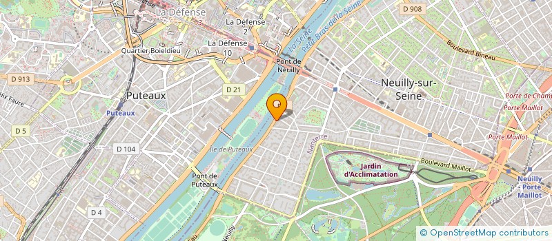 localisation de l'entreprise MADAME ISABELLE DE BREMOND D'ARS à NEUILLY-SUR-SEINE