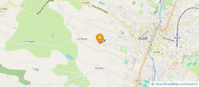 localisation de l'entreprise MADAME ISABELLE DE FEO à AUCH