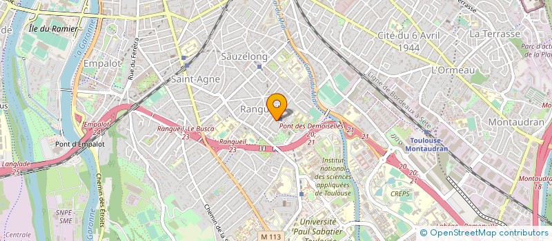 localisation de l'entreprise MADAME ISABELLE DE FORESTA à TOULOUSE