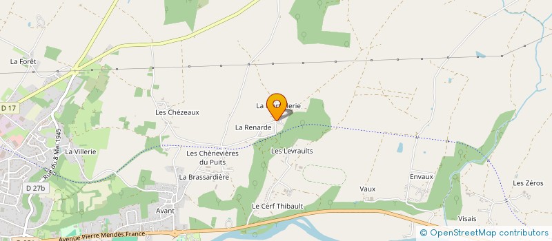 localisation de l'entreprise MADAME ISABELLE DE GUILLEBON à LE BLANC