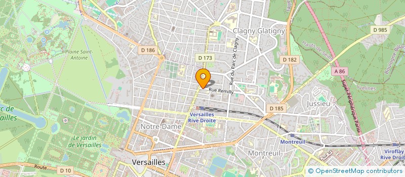localisation de l'entreprise MADAME ISABELLE DE HEDOUVILLE à VERSAILLES