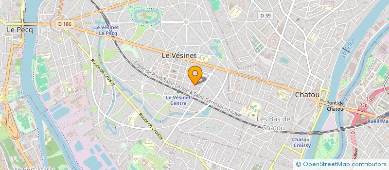 localisation de l'entreprise MADAME ISABELLE DE HILLERIN DE MOUILLEBERT  LE VESINET