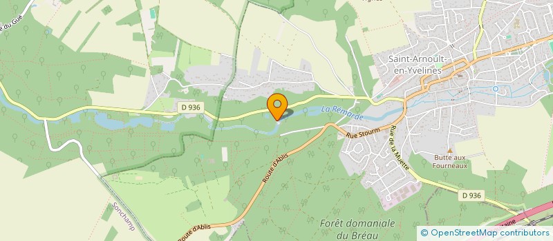 localisation de l'entreprise MADAME ISABELLE DE LA CROPTE DE CHANTERAC  SAINT-ARNOULT-EN-YVELINES