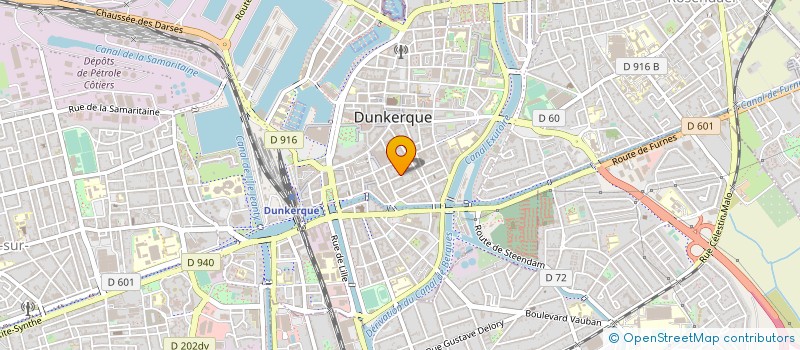 localisation de l'entreprise MADAME ISABELLE DE LYLLE à DUNKERQUE