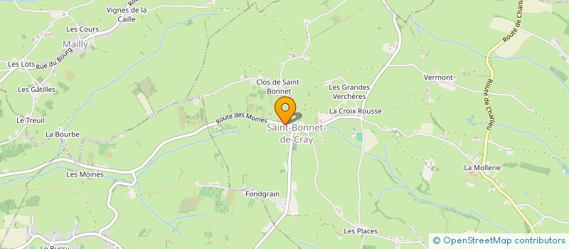 localisation de l'entreprise MADAME ISABELLE DE MEAUX  SAINT-BONNET-DE-CRAY